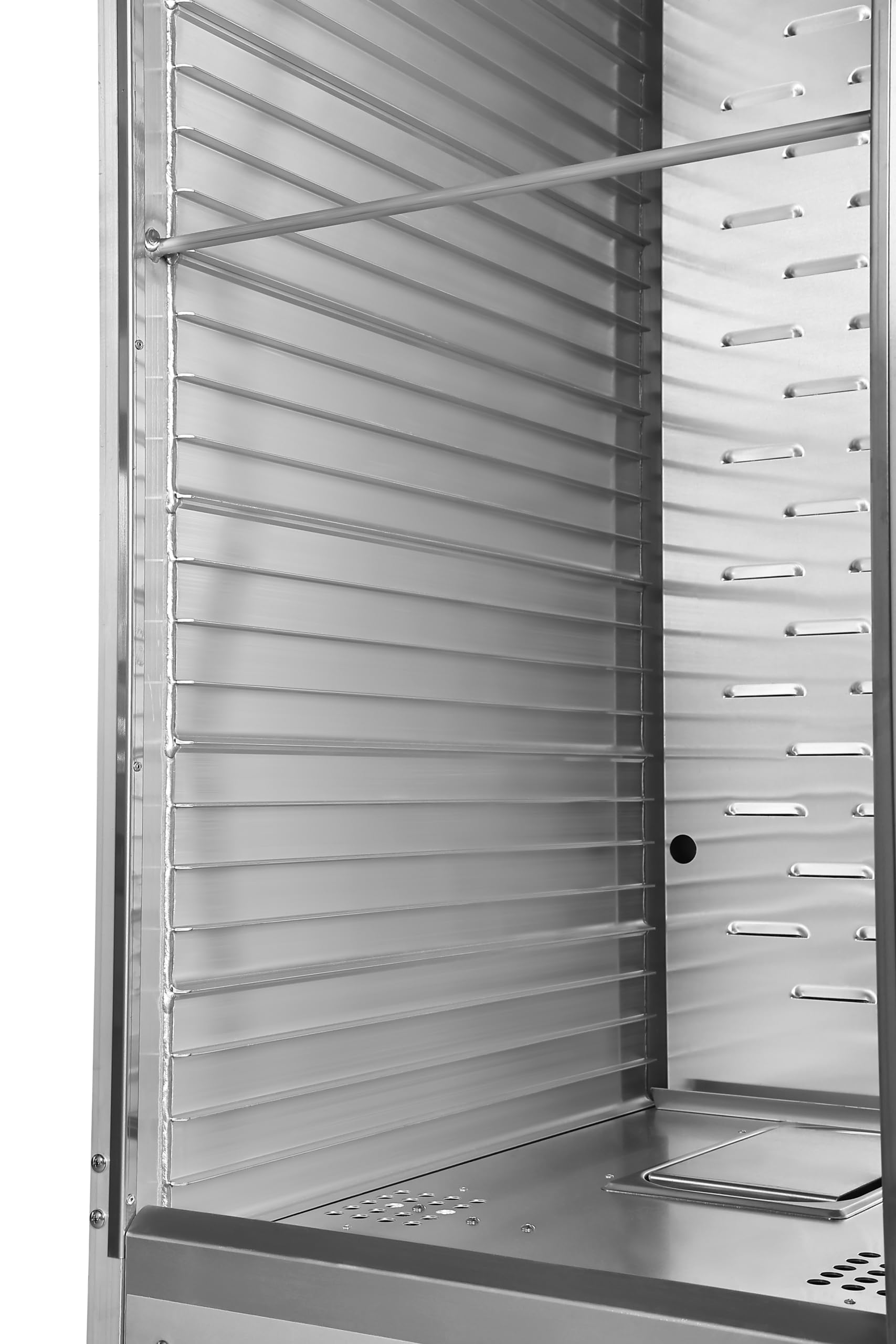 KoolMore 33 in. Commercial Insulated Heated Holding/Proofing Cabinet with Glass Door and 36-Pan Capacity in Silver, UL and NSF Listed (KM-CHP36-SIGL)