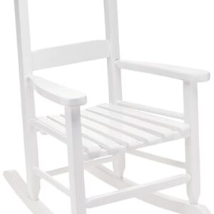 Seasonal Trends Chair Rocker Child WHT KN-14W