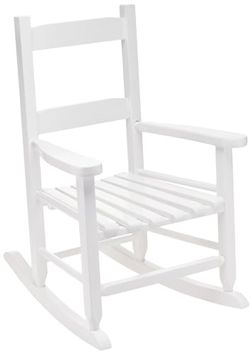 Seasonal Trends Chair Rocker Child WHT KN-14W