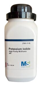 potassium iodide, high purity crystals/powder, 100%, 100 grams/same day ship