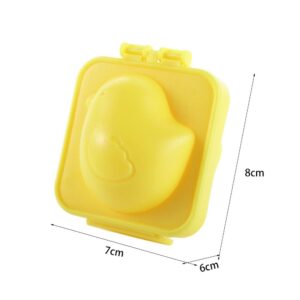 1Set Boiled Egg Mould,Cute Chicken Shape Egg Holder Mini Rice Ball Mould Cartoon Sushi Mould for Kitchen