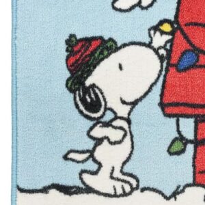 Peanuts Nourison Dog House Accent Rug 18"x30" Washable, Polyester, Non-Skid Back