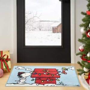 Peanuts Nourison Dog House Accent Rug 18"x30" Washable, Polyester, Non-Skid Back