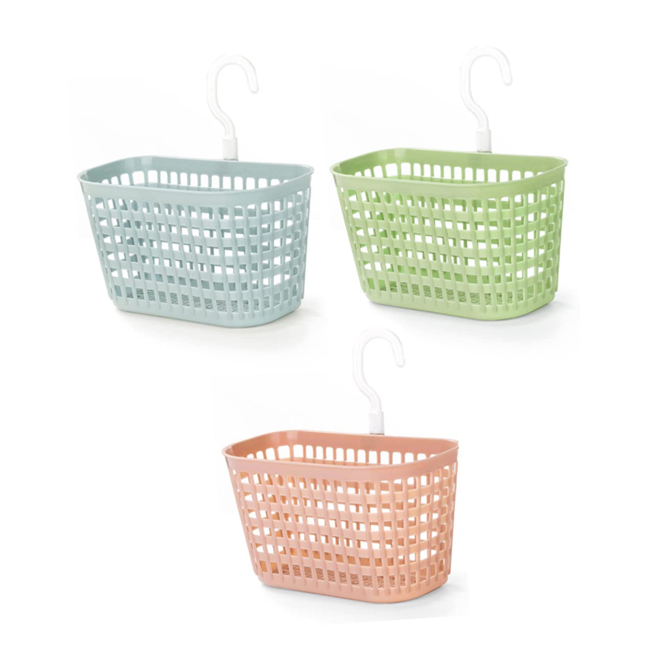 CIYODO Hanging Bathroom Basket Hanging Basket Toiletry Bag Bin Shower Organizer Hanging Shower Tote Hanging Shower Corner Shower Soap Holder Storage Basket Nordic