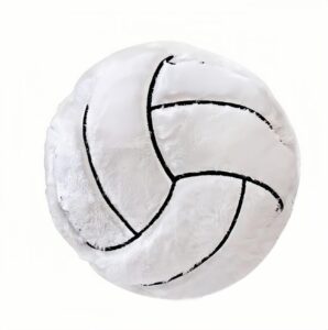 ophrbu volleyball sports pillow fluffy soft throw pillow toy ，14" durable sport basketball plush toys,plush pillow toys gift for kids boy girls children room decoration