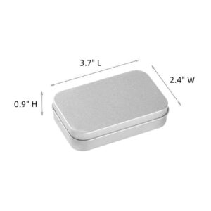 Shirin Packaging Small Tins With Lids Altoid Tins Empty Mint Containers Steel Metal Hinged Tin Box Lids for Storage Small Tin Pocket Tin Box 40/1