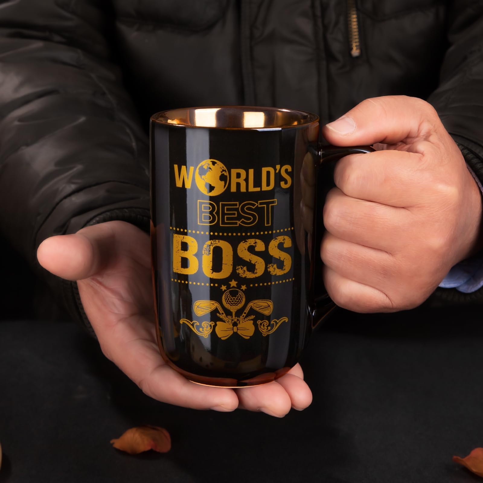 Boss Gifts, Best Boss Gifts for Men, Boss Christmas Gift, Boss Gifts Men, 18 Oz Best Boss Birthday Gifts, Christmas Gift for Boss, Farewell Gifts for Boss, Worlds Best Boss Mug, Boss day Gifts