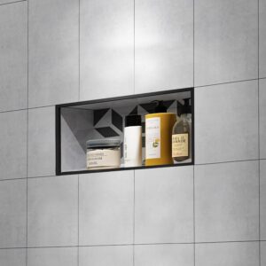 C CO-CHRIS Recessed Shower Niche Shelf, Bathroom Waterproof Storage Niche Cube, Easy to Installation Never Leak (UGRN1406)