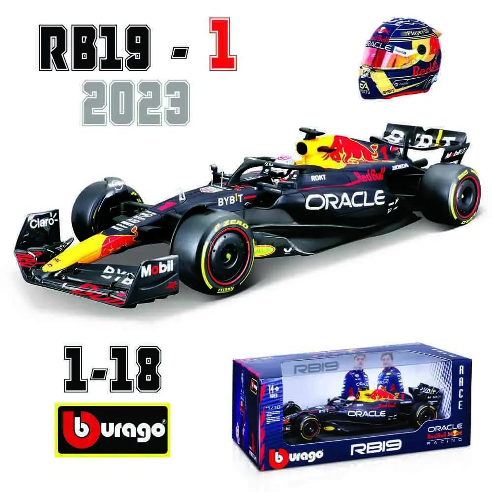 Xiangtat 1:18 2023 F1 RB19 1# Max Verstappen Formula Racing Alloy Car Diecast Model (1/18 RB19#1)