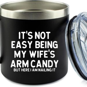 Angie's Box 14Oz Funny Husband Mug (black1) Funny Husband Mug Black1 Husband Gifts from Wife - Gifts for Husband Unique - Husband Birthday Gift Funny - Best Hubby Gifts