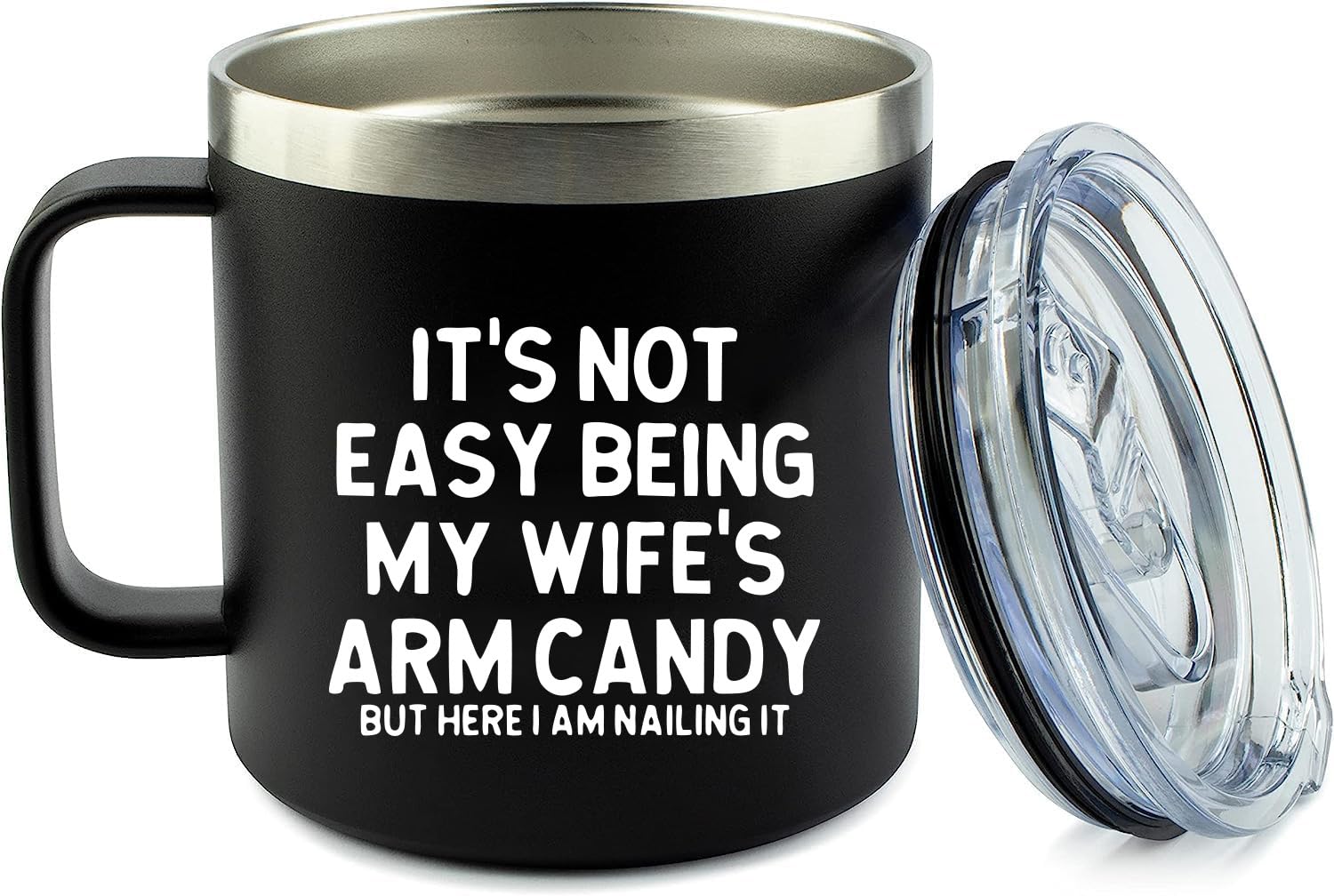 Angie's Box 14Oz Funny Husband Mug (black1) Funny Husband Mug Black1 Husband Gifts from Wife - Gifts for Husband Unique - Husband Birthday Gift Funny - Best Hubby Gifts