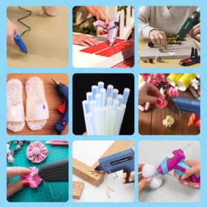 Phinus 48 Pack Mini Hot Glue Sticks, 8" Long x 0.27" Diameter Clear Glue Sticks for Glue Gun, EVA Clear Glue Gun Sticks, Hot Glue Gun Sticks for DIY Craft Sticky Projects & More