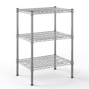 regal altair 18" deep x 24" wide x 34" height wire shelving kit | 3-tier |nsf commercial storage rack unit