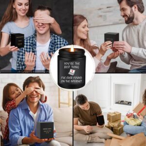 Funny Gifts for Men, Gifts for Him, Christmas Gifts for Boyfriend Men, Anniversary Romantic Gifts for Him Boyfriend Husband,Candles Gifts for Men, Long Burning & Highly Scented