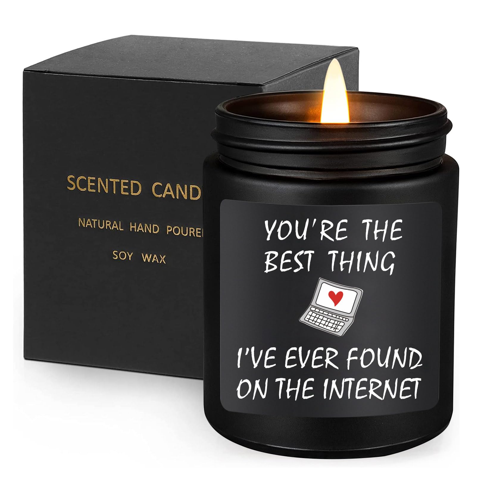 Funny Gifts for Men, Gifts for Him, Christmas Gifts for Boyfriend Men, Anniversary Romantic Gifts for Him Boyfriend Husband,Candles Gifts for Men, Long Burning & Highly Scented