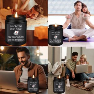 Funny Gifts for Men, Gifts for Him, Christmas Gifts for Boyfriend Men, Anniversary Romantic Gifts for Him Boyfriend Husband,Candles Gifts for Men, Long Burning & Highly Scented