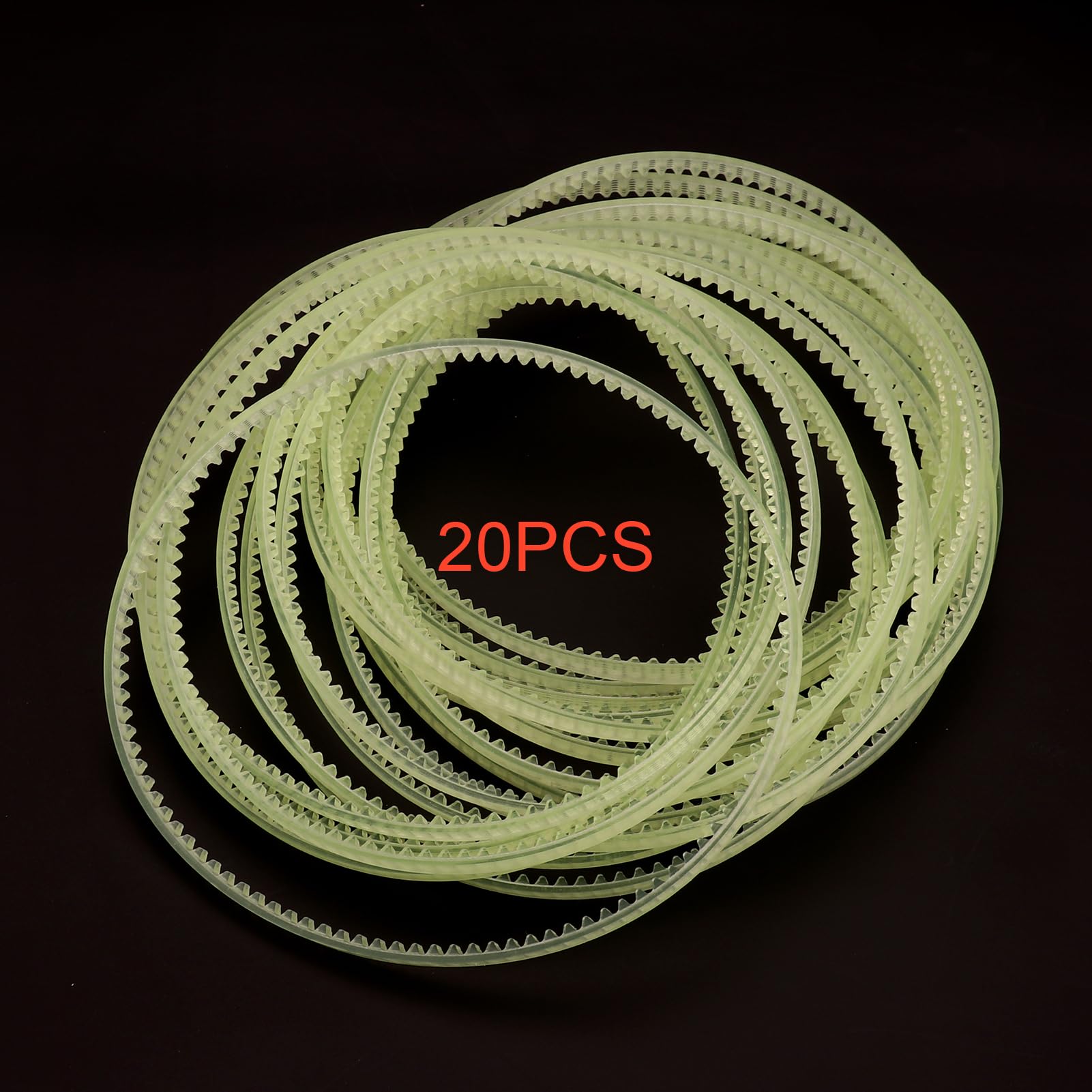 ICZW 20pcs Gear Belt Tooth Belt Spare Part for FR-900 FRM-900 Series Continuous Bag Sealing Machine (428mm)