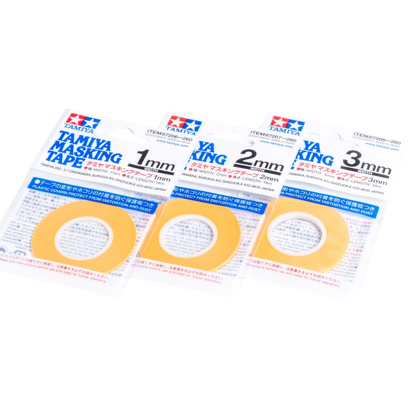 Someie Tamiya Masking Tape Set 1mm (87206)/2mm (87207)/3mm (87208)