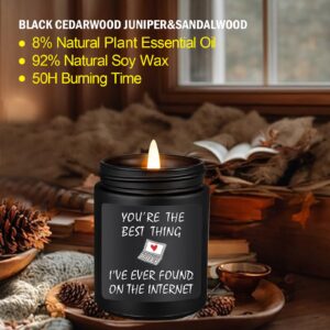 Funny Gifts for Men, Gifts for Him, Christmas Gifts for Boyfriend Men, Anniversary Romantic Gifts for Him Boyfriend Husband,Candles Gifts for Men, Long Burning & Highly Scented