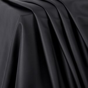 zaione marine vinyl upholstery leather: black faux leather by the yard 54"x36" thick marine grade vinyl leather for upholstery boat car sofa outdoor