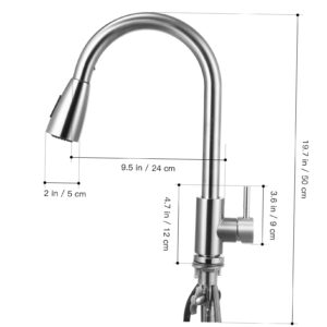 Housoutil Kitchen Sink Faucet Bath Sink Faucet Bathtub Faucet Bath Faucets Freestanding Tub Faucet Kitchen Fixtures Faucet Water Tap Replacement Kitchen Water Faucet Bathroom Faucets Mixer