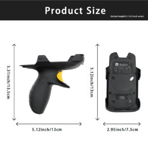 TC20 Trigger Handle for Zebra TC20 TC25 Handheld Barcode Scanner Mobile Computer, Convenient Grip Sensitive Touch (TRG-TC2X-SNP1-01)