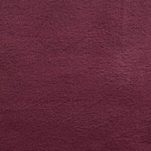 Solid Fleece No Sew Throw Kit - Gray/Maroon (50x60)