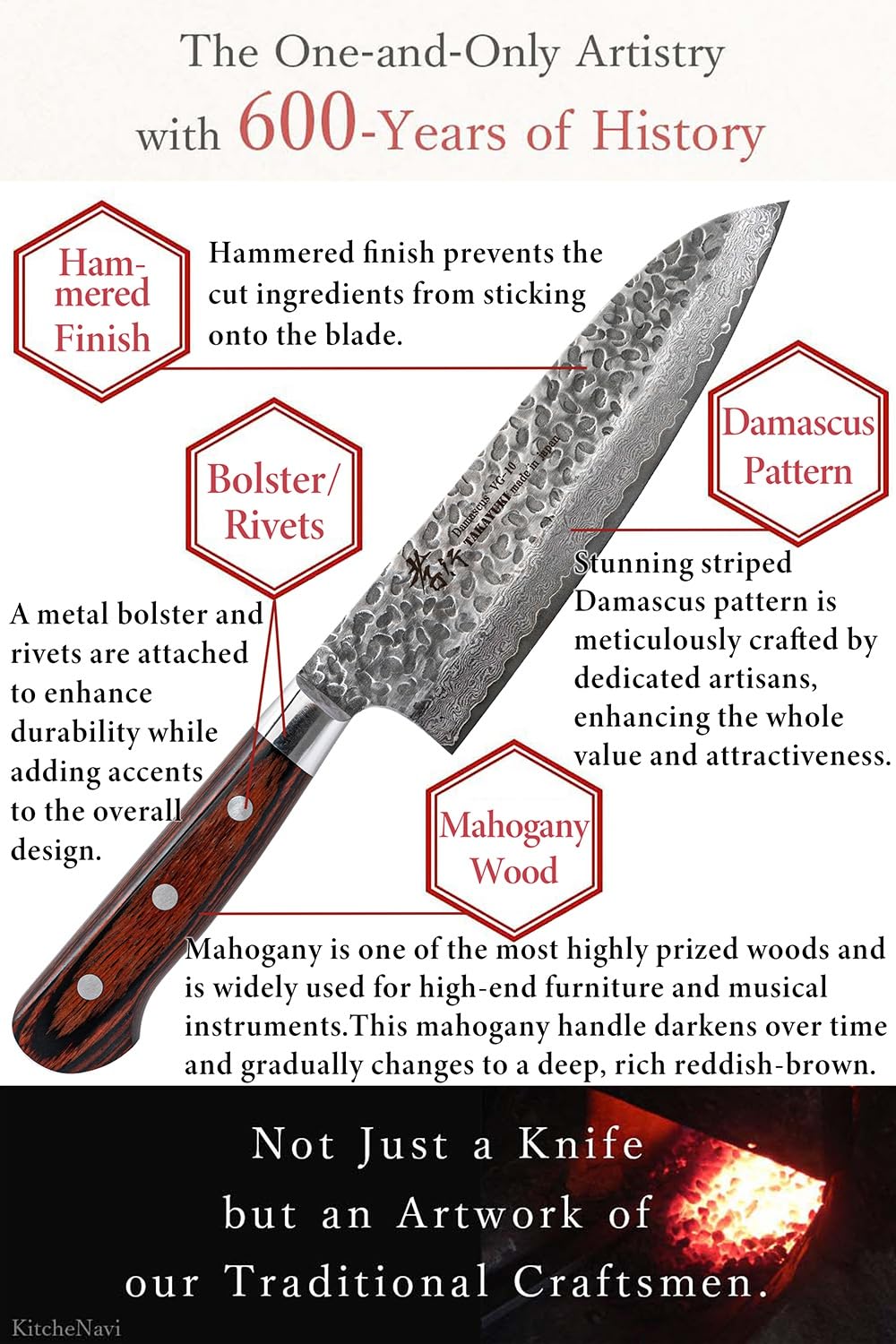 Sakai Takayuki 【The knife brand favored by Japanese chefs】 Damascus Sushi Knife Sashimi Knife Yanagiba Knife Japanese Knife 10.5 inch (MPN DY270)