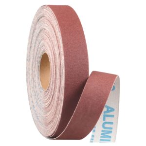 emery cloth roll,120 grit continuous sandpaper roll 1" x 85 feet sandpaper roll for wood furniture finishing metal sanding automotive polishing