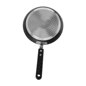 Crepe Pancake Pan,Flat Frying Pan,Tortilla Pan,Nonstick Round Shape,Aluminum Alloy Portable Griddle Pancake Maker Pan (6in)