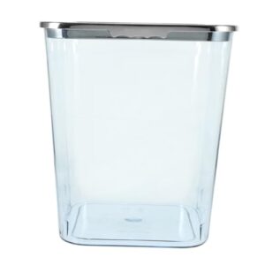 transparent trash can trash bin waste basket for kitchen garbage can for office portable trash can household trash can wastebasket kitchen garbage can plastic trash cans waste bins