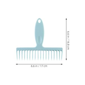 Gatuida 2Pcs Broom Hair Removal Comb Broom Hair Removal Cleaning Tool Hair Collectors for Clean The Hair and Dust On The Broom Bathroom Sewer