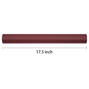 RUSPEPA Kraft Paper Roll - 17.5 inches x 32.8 feet - Recyclable Paper Perfect for Wrapping, Craft, Packing, Floor Covering, Dunnage, Parcel, Table Runner, Wine Red