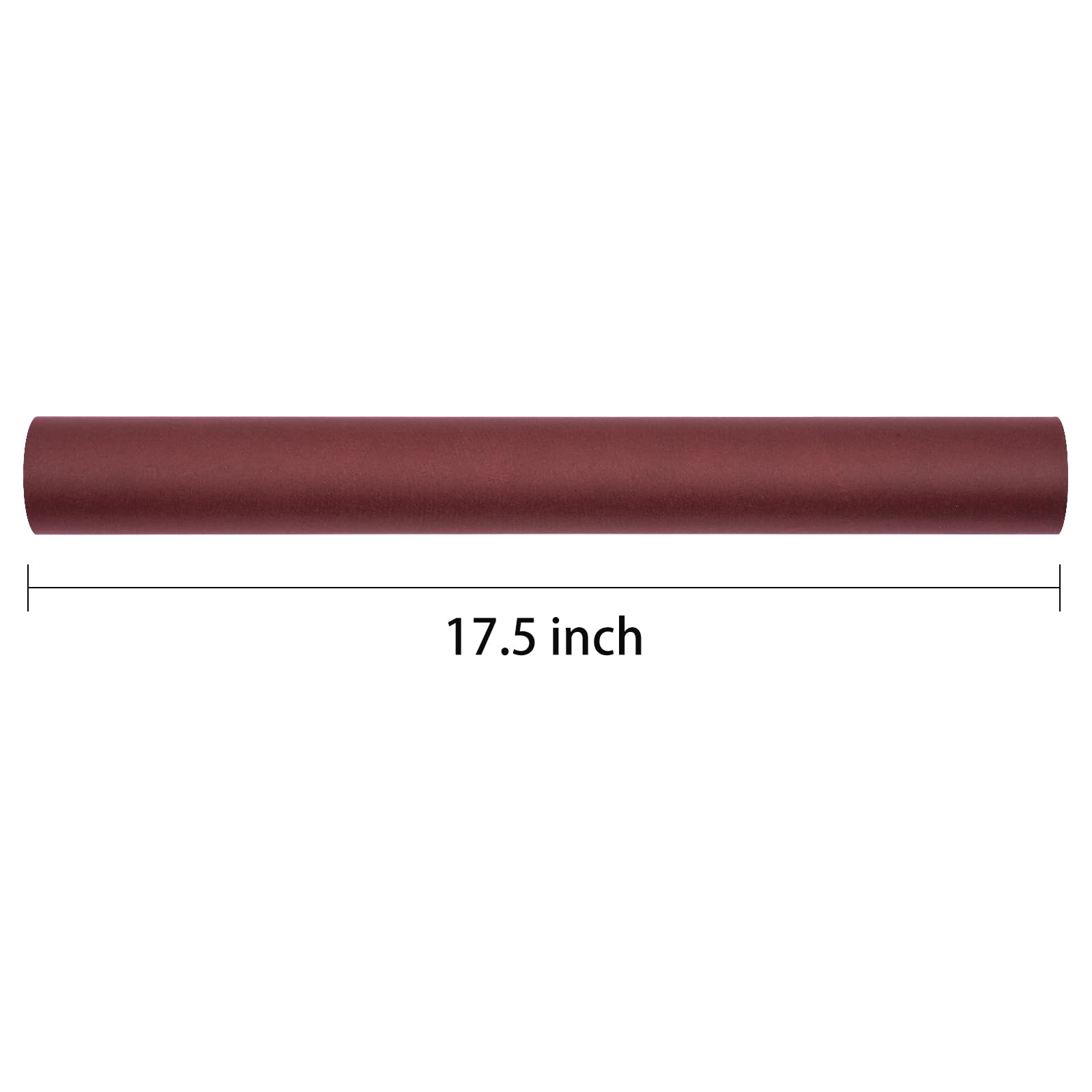 RUSPEPA Kraft Paper Roll - 17.5 inches x 32.8 feet - Recyclable Paper Perfect for Wrapping, Craft, Packing, Floor Covering, Dunnage, Parcel, Table Runner, Wine Red