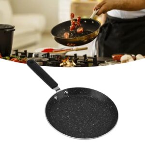 Crepe Pancake Pan,Flat Frying Pan,Tortilla Pan,Nonstick Round Shape,Aluminum Alloy Portable Griddle Pancake Maker Pan (6in)