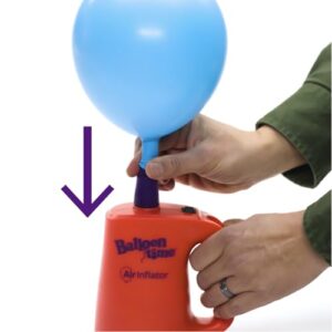 Balloon Time Electric Air Inflator and Deflator - Powerful Portable Electric Air Pump for Balloons, Balloon Arch, Party Decorations, Inflatables, and Air Mattresses