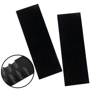 Cool Hand 2 pcs G10 Knife Handle Scales Slabs Custom DIY Tool Material for Knives Making Blanks Blades, All Black, KHM-G10-1