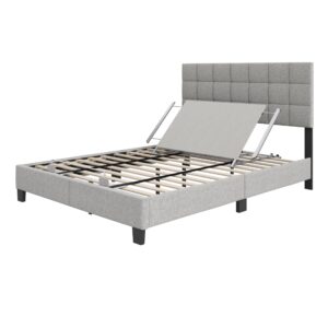 Boyd Sleep Queen Adjustable Bed Kit – Turn Your Mattress & Frame Into Heads-Up Adjustable Base with Powerful Motor, Wireless Remote, Head Incline, Easy Assembly, Zero Clearance Design