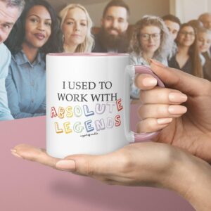 Mugged Off Farewell Gifts I Used to Work with Absolute Legends Mug Funny Retirement Leaving Gifts New Job for Work Boss Leaving Job Gift Colleague Cute Goodbye Gifts