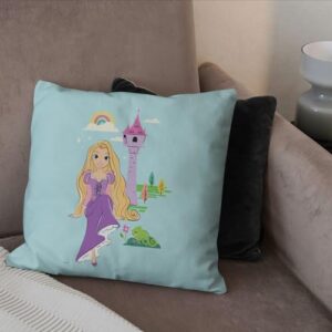 Northwest Disney Princess Pillow, 18" x 18", Little Rapunzel