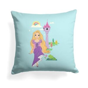 northwest disney princess pillow, 18" x 18", little rapunzel