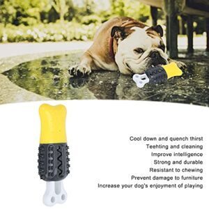 JOROBURO Dogs Cooling Chew Toys, Popsicle Bone Shape TPR Dog Freezing Teething Chew Toy, Summer Freeze Interactive Toys for Puppies Small and Medium Dogs (Popular Colors)