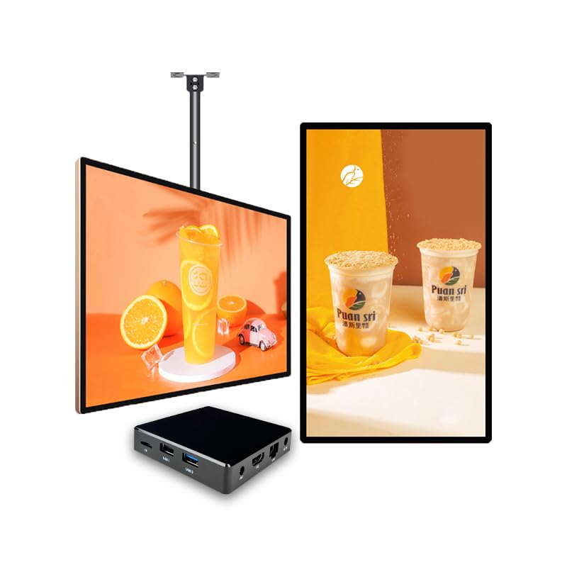 Lunzn Adertising Media Player Box Commercial Display Mate Remote Publish Menu AD 2+16G Digital Signage Box (YM06 / 2+16G)