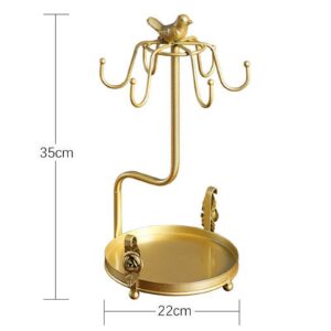 IEUDNS Coffee Cup Holder Cups Organizer Stand Mug Cup Holders Tea Cup Storage Rack for Restaurant Office Living Room Kitchen Counter, Gold