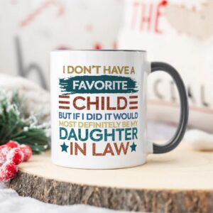 Fatbaby Funny Coffee Mug Gifts for Daughter In Law From Mother In Law,Father In Law,Daughter-in-law Gifts for Mother’s Day Birthday Christmas Thanksgiving,Dauther In Law Tea Cup 11OZ