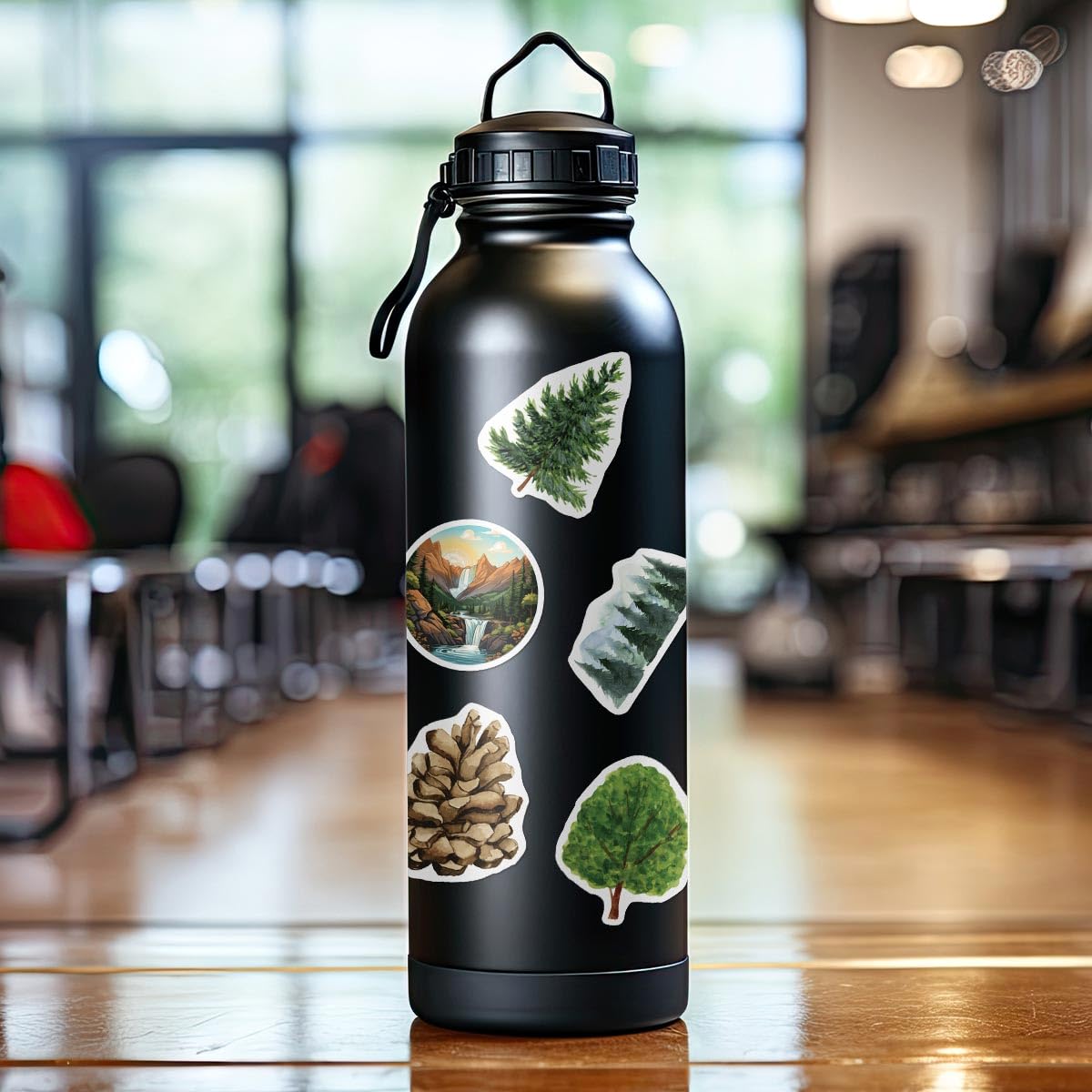 Pack 50 pcs Nature Forest Stickers for Water Bottles Waterproof Laptop Luggage Computer journaling Scrapbooking Teens Adults Women Funny Aesthetic Sticker Packs Small Vinyl Decals