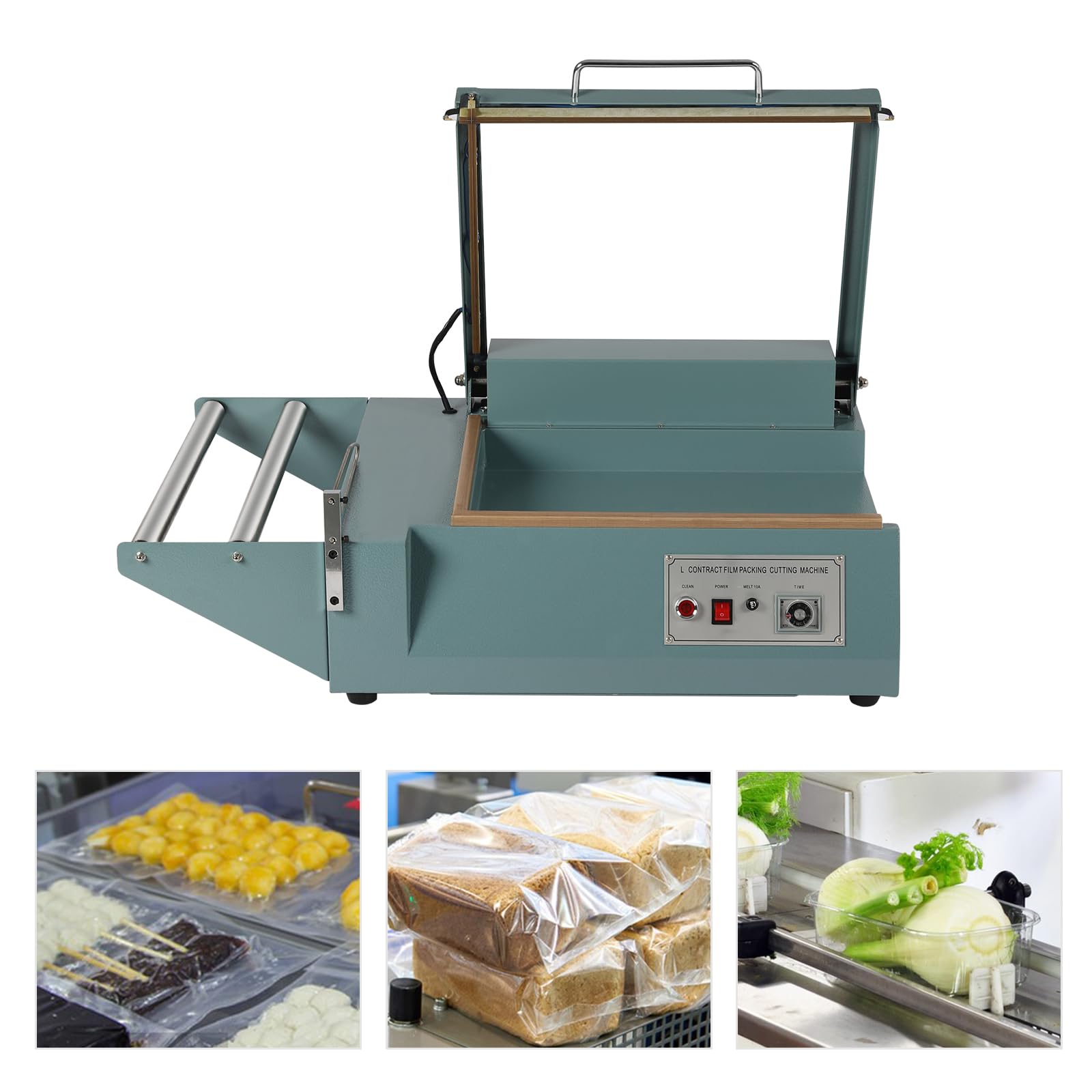 L-Bar Sealer, L-Type Sealing Cutting Machine, Heat Wrap Sealer, L-Type Heat Shrink Wrap Sealing Machine, 110v 1000w Impulse Heat Sealer Table Sealing Machine With 0-3s Adjustable Sealing Time