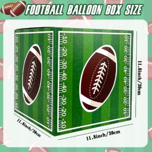 Football Party Decorations First Birthday Decorations 3Pcs ONE Balloon Boxes for 1st Birthday Football Cardboard Box for Boy Girl Birthday Party Supplies