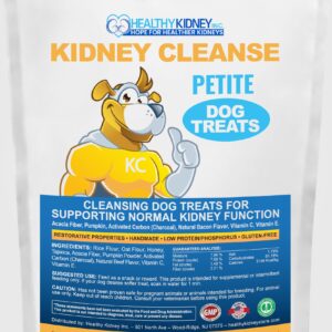 Petite Kidney Cleanse Dog Treats 20 Oz - Low Protein, Bacon Flavor, Kidney Support Formula for Normal Toxin Elimination - Kidney-Friendly Dog Diet Snack