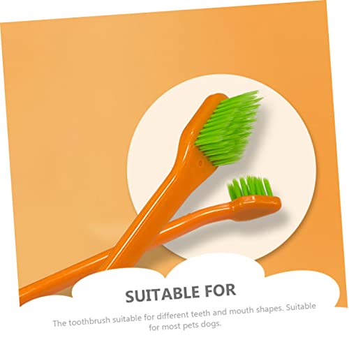 FRCOLOR 3 Sets pet Toothbrush Kitten Toothbrush toothbrushes for Dogs cat Finger Toothbrush Dog chew Brush Dog Dental Care Tool Toothbrush for Dog cat Toothbrush pp Oral Care Household